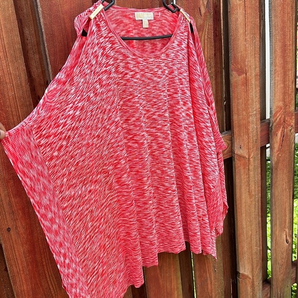Michael Kors Women’s Cold Shoulder Blouse Top Size M - Picture 2 of 12